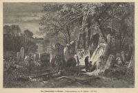 Judenfriedhof - Der &quot;Heilige Sand&quot; - Worms um 1850