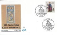 Kaiser Friedrich II, Worms, 1994 Friedrich II., Briefmarke 1994, Wormser Dom, Hochzeit