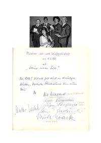 Autogramm, Dieter Hildebrandt, 10.10.1967 M&uuml;nchner Lach- und Schie&szlig;gesellschaft, Wormser Theater, St&auml;dtisches Spiel- und Festhaus, Worms