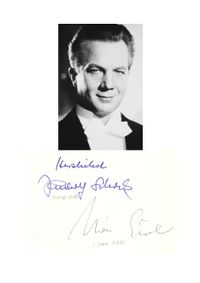 Autogramm, 28.11.1967 Rudolf Schock; Wormser Theater, St&auml;dtisches Spiel- und Festhaus, Worms, Das Wormser