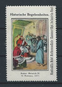 Heinrich IV zu Kanossa 1077 - Vignette