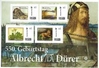 550. Geburtstag Albrecht D&uuml;rer, briefmarken-sieger, Luther Briefmarken
